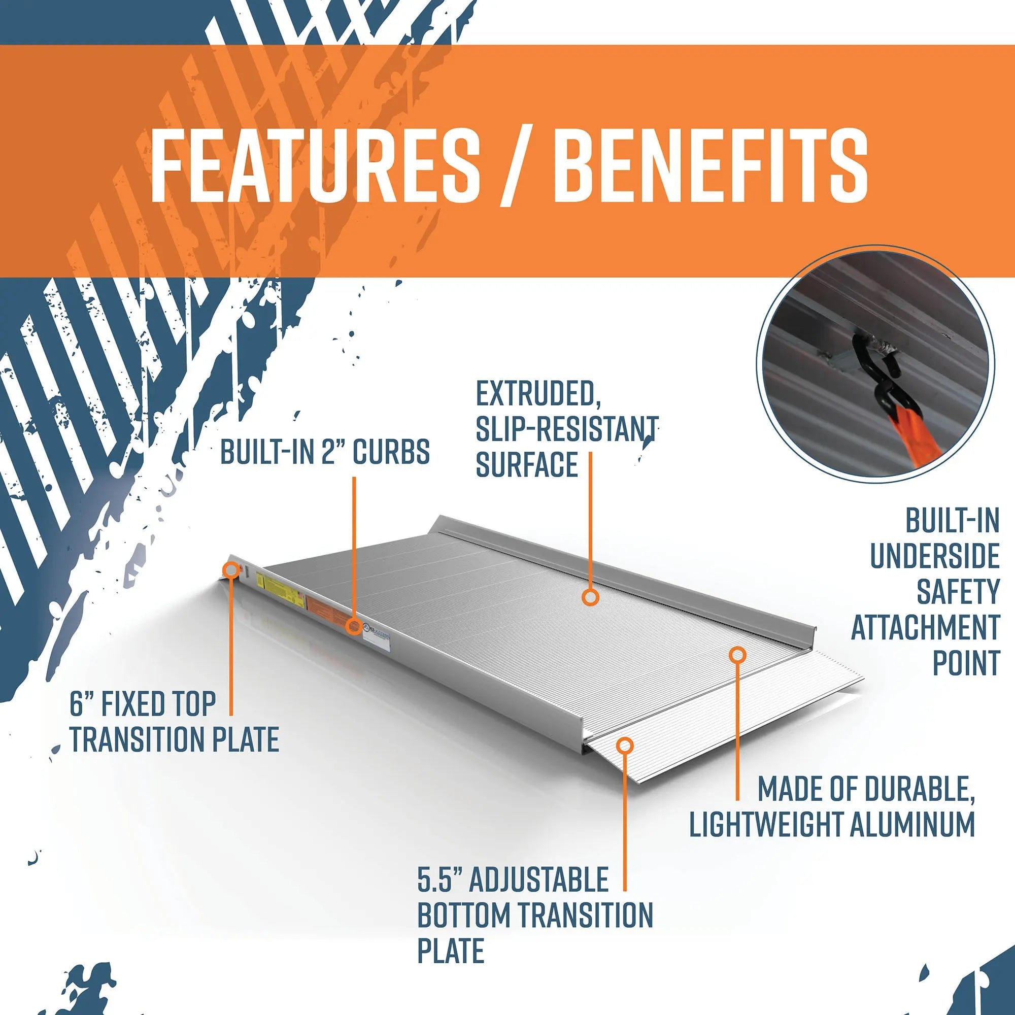 EZ-ACCESS® TRAVERSE™ Walk Ramp (6 Foot) EZ-Access
