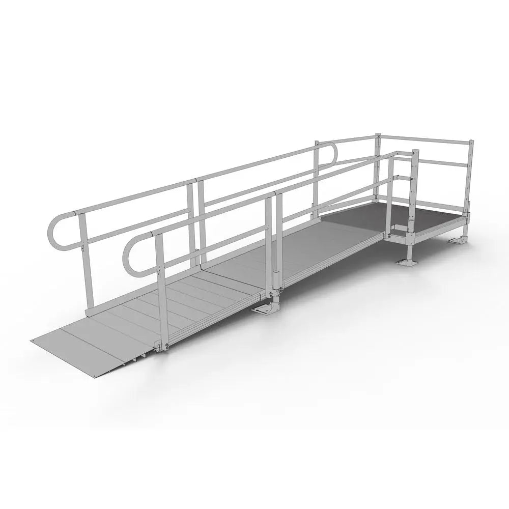EZ-ACCESS PATHWAY® 3G Ramp Kit (STRAIGHT with 4' PLATFORM) 10 Foot EZ-Access