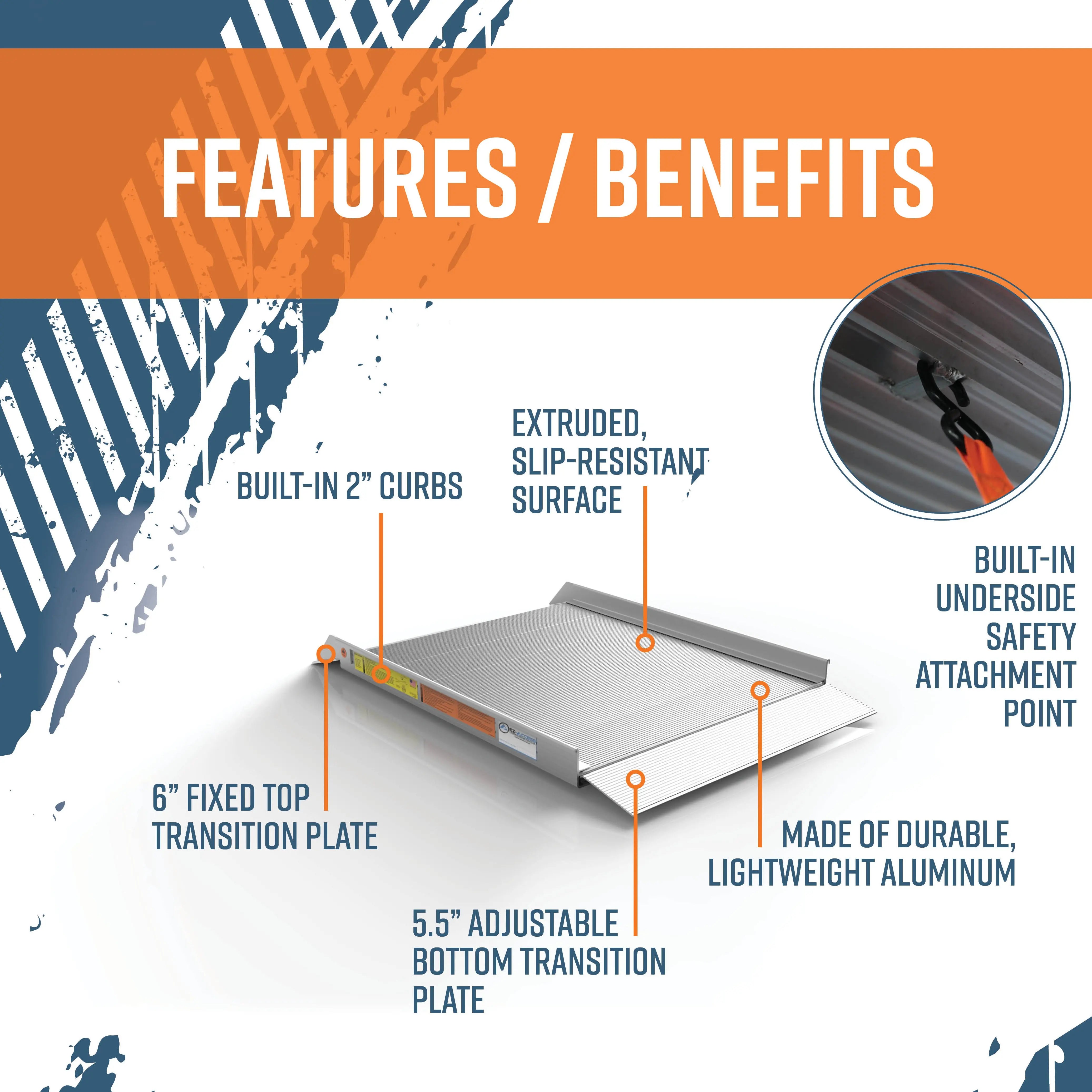 EZ-ACCESS® TRAVERSE™ Walk Ramp (4 Foot) EZ-Access