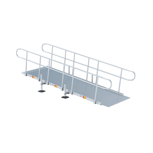 Rampit Independence Modular Ramp (w/ Handrails) 48 Inches Wide