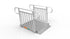 EZ-ACCESS® GATEWAY™ 3G Solid Surface Portable Ramp (Vertical Picket Handrails) 4 Foot EZ-Access