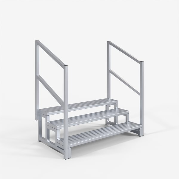 Rampit Independence Modular Ramp (w/ Handrails) 48 Inches Wide