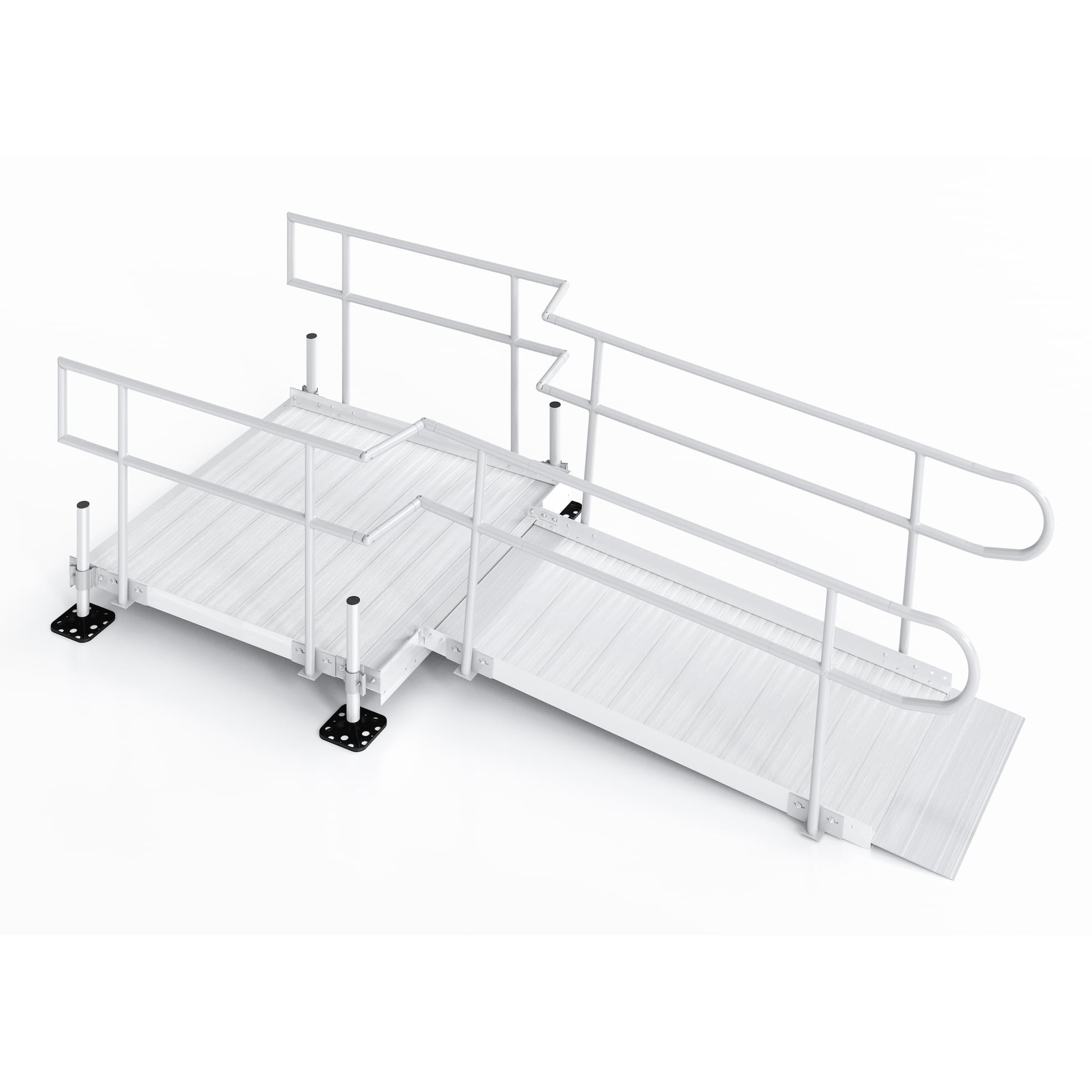 Rampit Independence Modular Ramp (w/ Handrails) 48 Inches Wide
