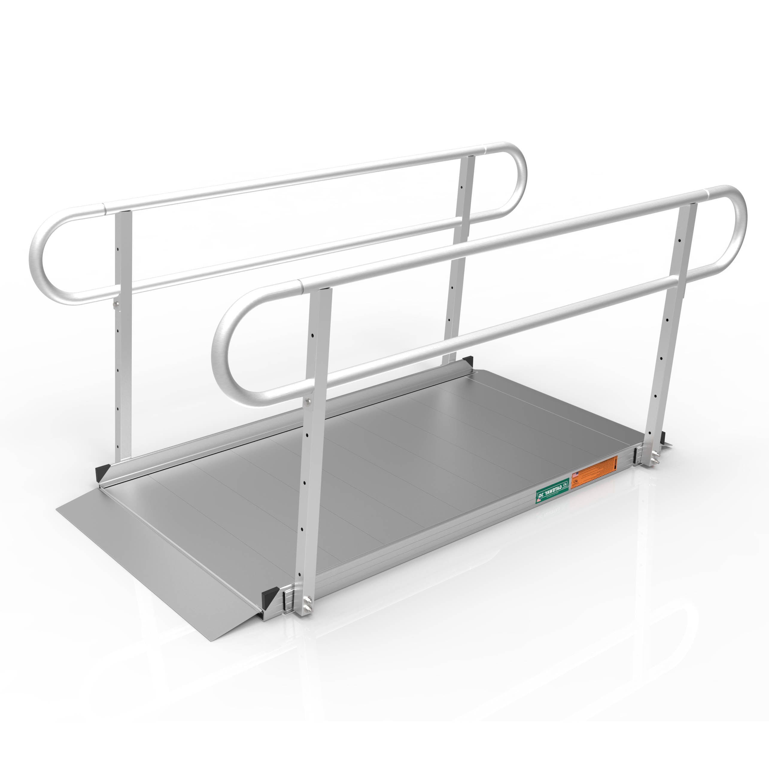 EZ-ACCESS® GATEWAY™ 3G Solid Surface Portable Ramp (Two-Line Handrails) 6 Foot