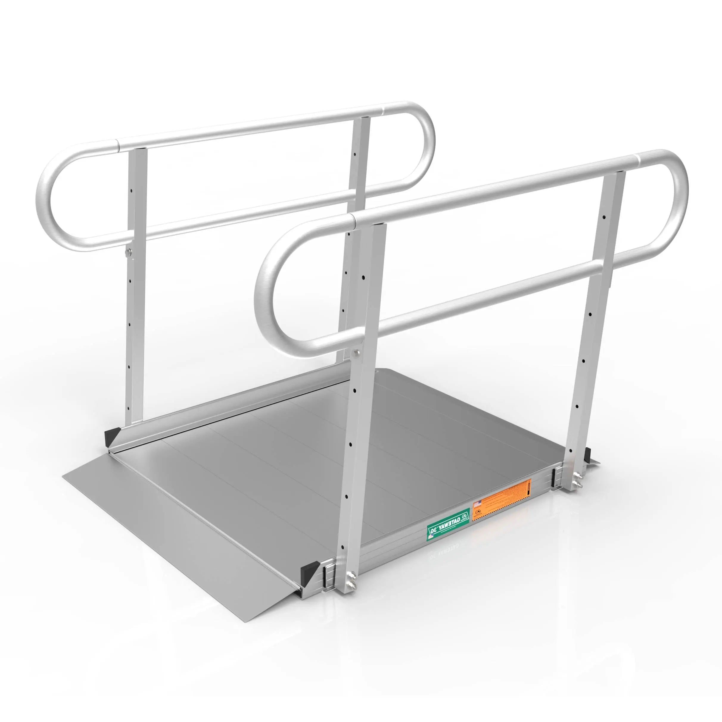 EZ-ACCESS® GATEWAY™ 3G Solid Surface Portable Ramp (Two-Line Handrails) 3 Foot EZ-Access