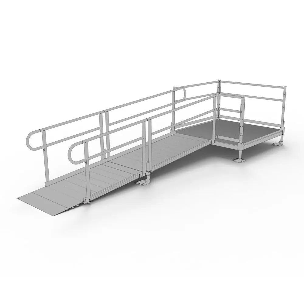 EZ-ACCESS PATHWAY® 3G Ramp Kit (STRAIGHT with 5' PLATFORM) EZ-Access