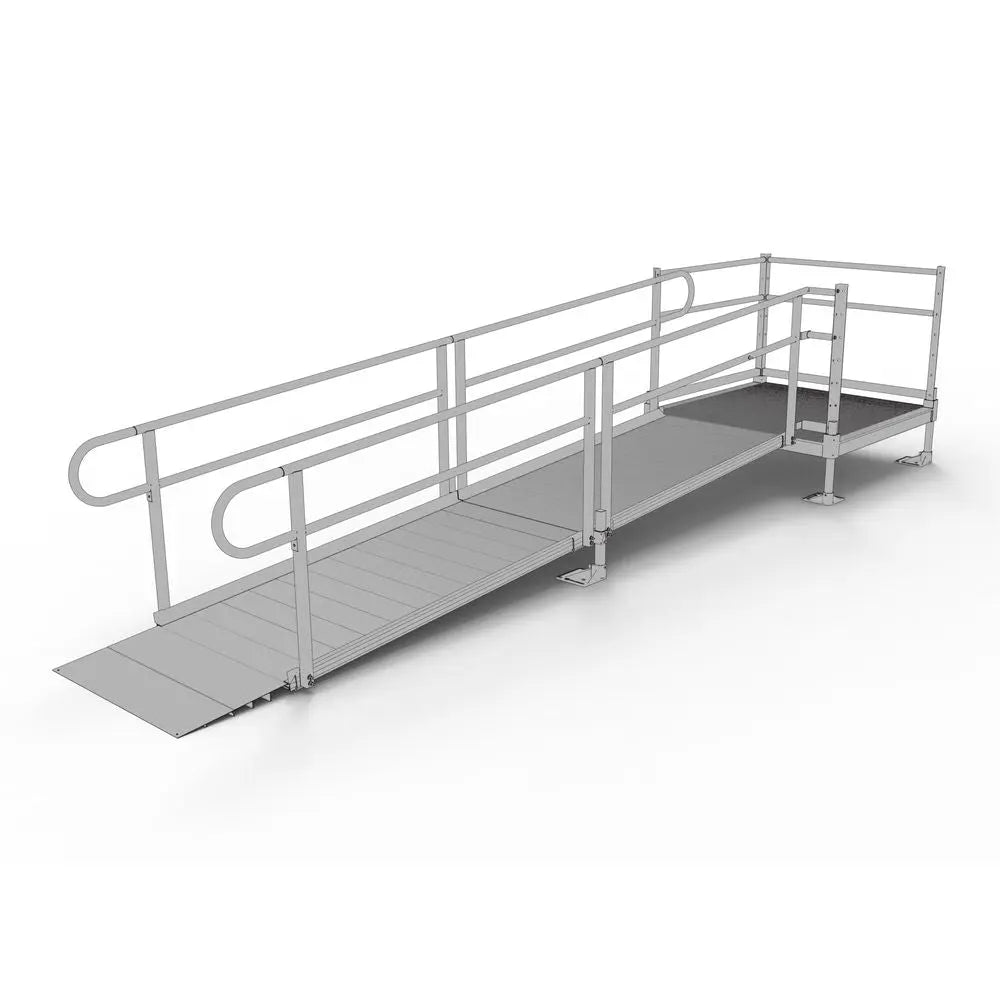 EZ-ACCESS PATHWAY® 3G Ramp Kit (STRAIGHT with 4' PLATFORM) 12 Foot ...