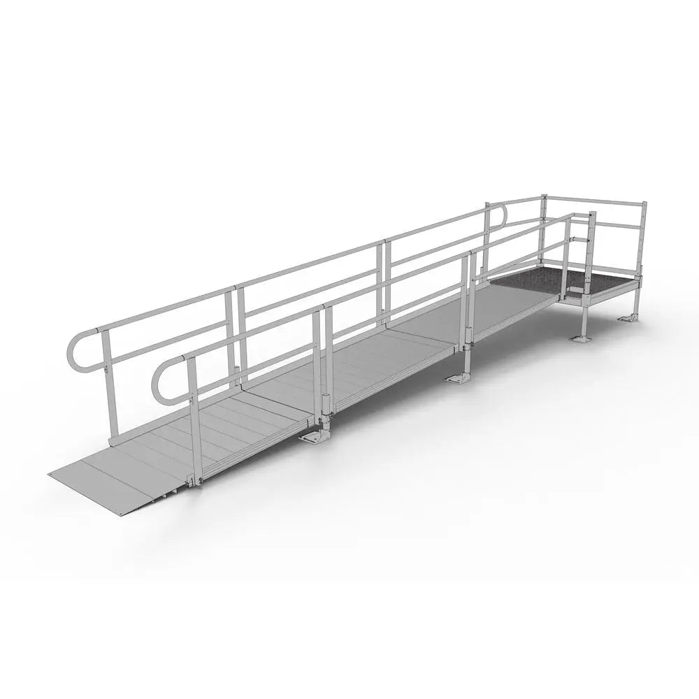 EZ-ACCESS PATHWAY® 3G Ramp Kit (STRAIGHT with 4' PLATFORM) 16 Foot EZ-Access