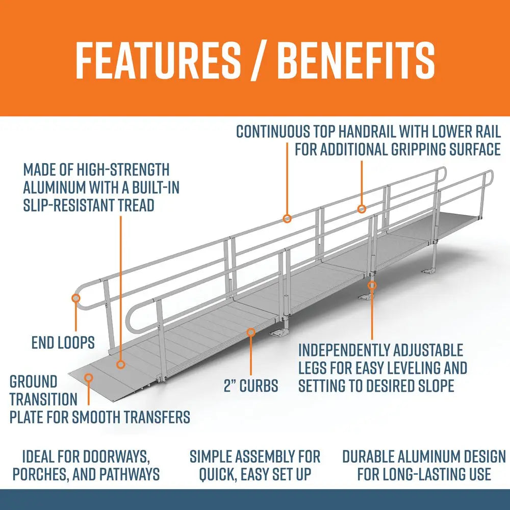 EZ-ACCESS PATHWAY® 3G Ramp Kit (STRAIGHT) 24 Foot EZ-Access