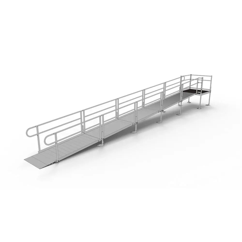 EZ-ACCESS PATHWAY® 3G Kit (STRAIGHT with 4' PLATFORM) 30 Foot - – Ramp Pros