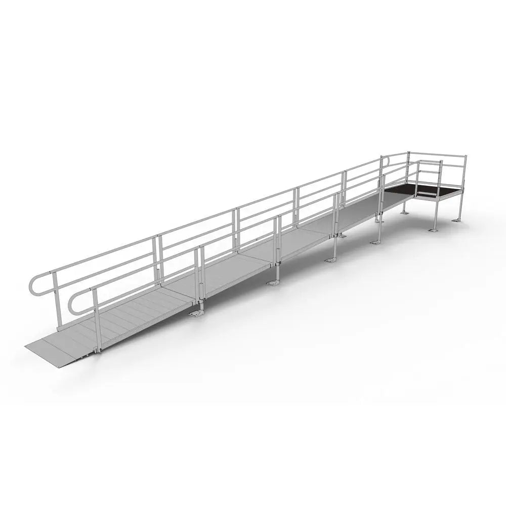 EZ-ACCESS PATHWAY® 3G Ramp Kit (STRAIGHT with 5' PLATFORM) EZ-Access