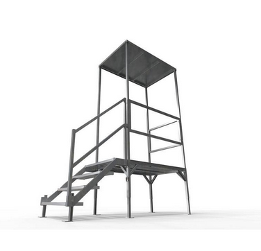 EZ-ACCESS FORTRESS® OSHA Stair System w/ Canopy
