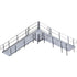 Prairie View Industries Modular XP Ramp (w/ Handrails) 42 Inches Wide PVI