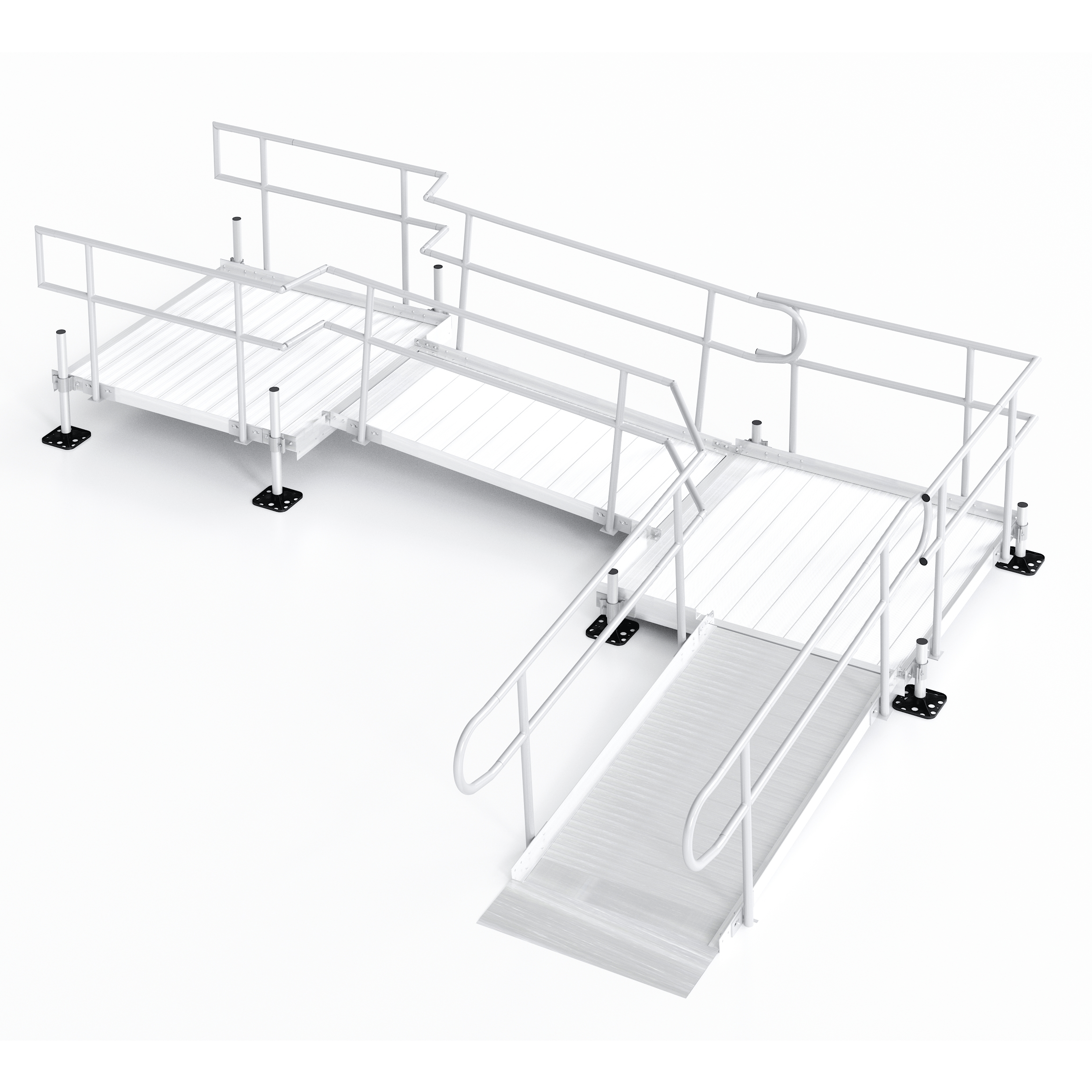 Rampit Independence Modular Ramp (w/ Handrails) 36 Inches Wide