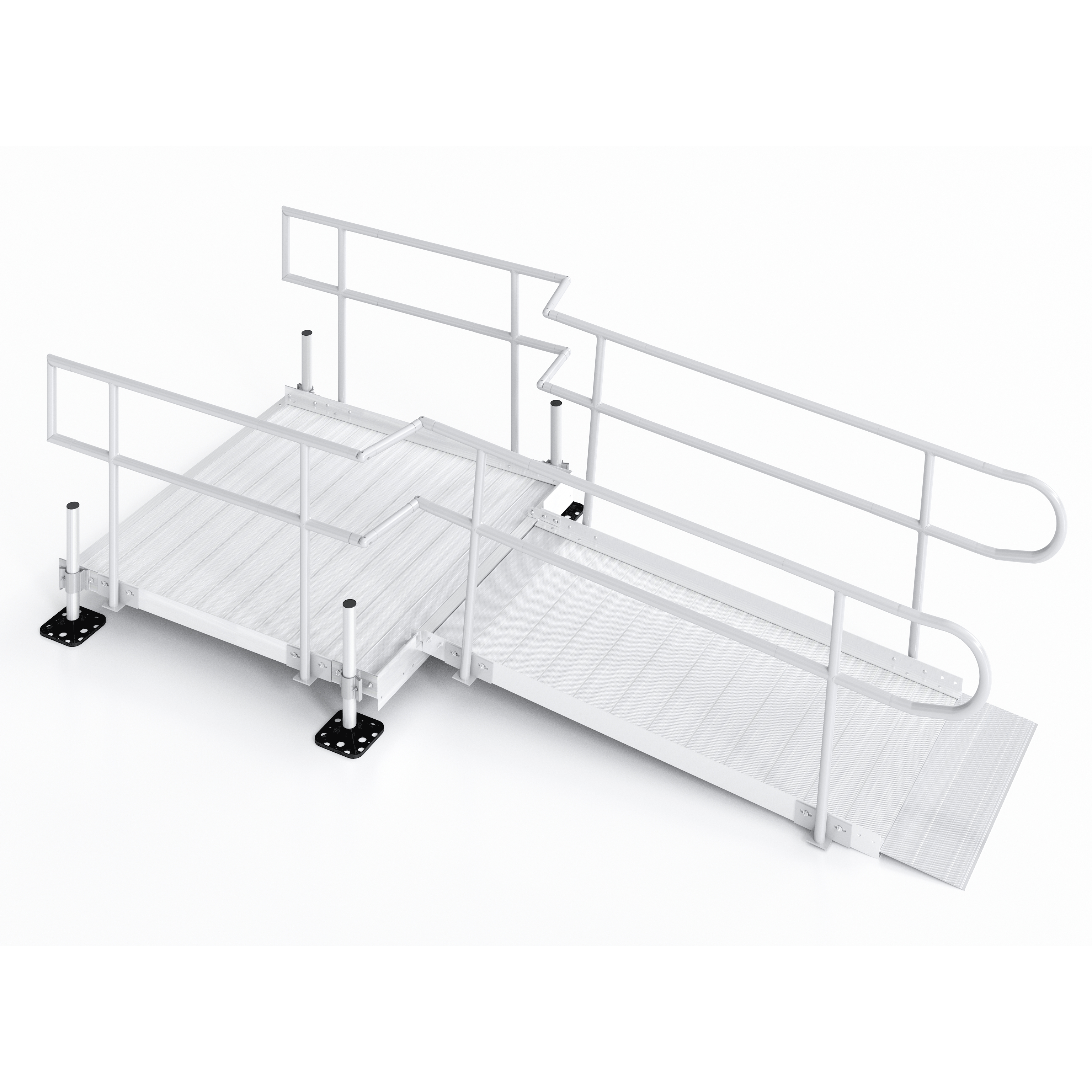 Rampit Independence Modular Ramp (w/ Handrails) 36 Inches Wide