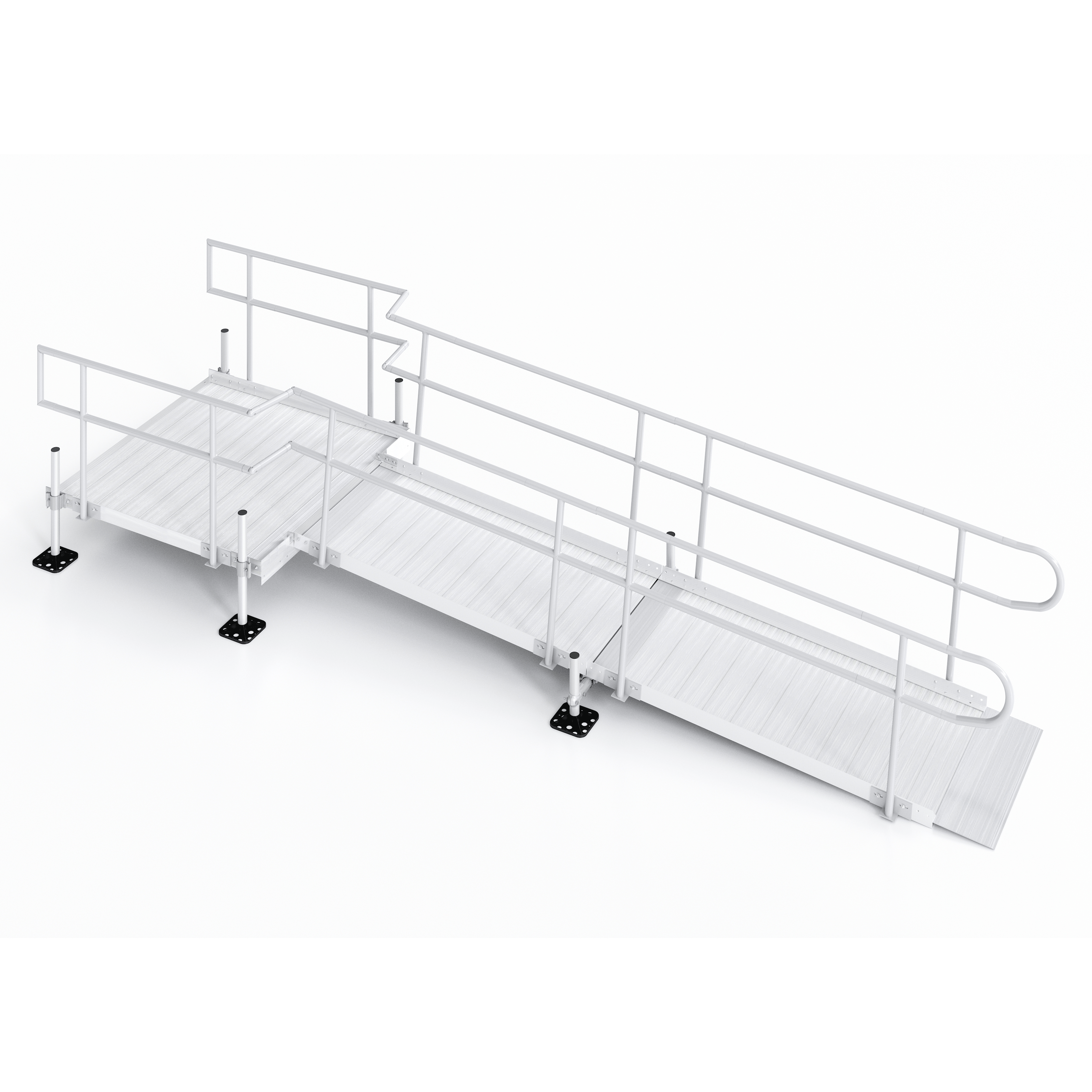 Rampit Independence Modular Ramp (w/ Handrails) 36 Inches Wide