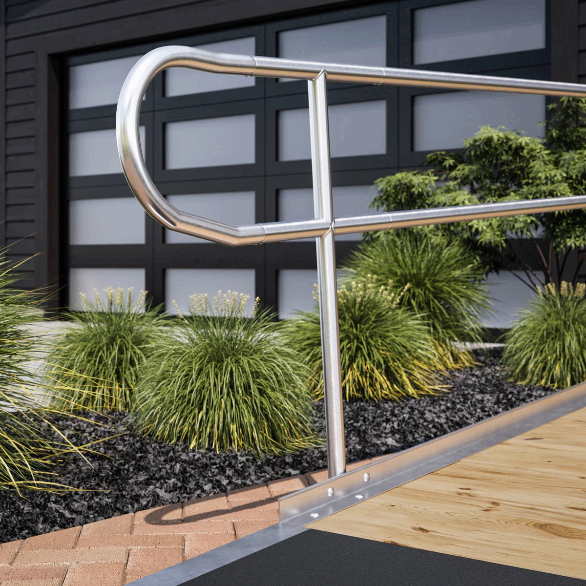 Rampit WAR (Wood and Aluminum Ramp) with Aluminum Rails