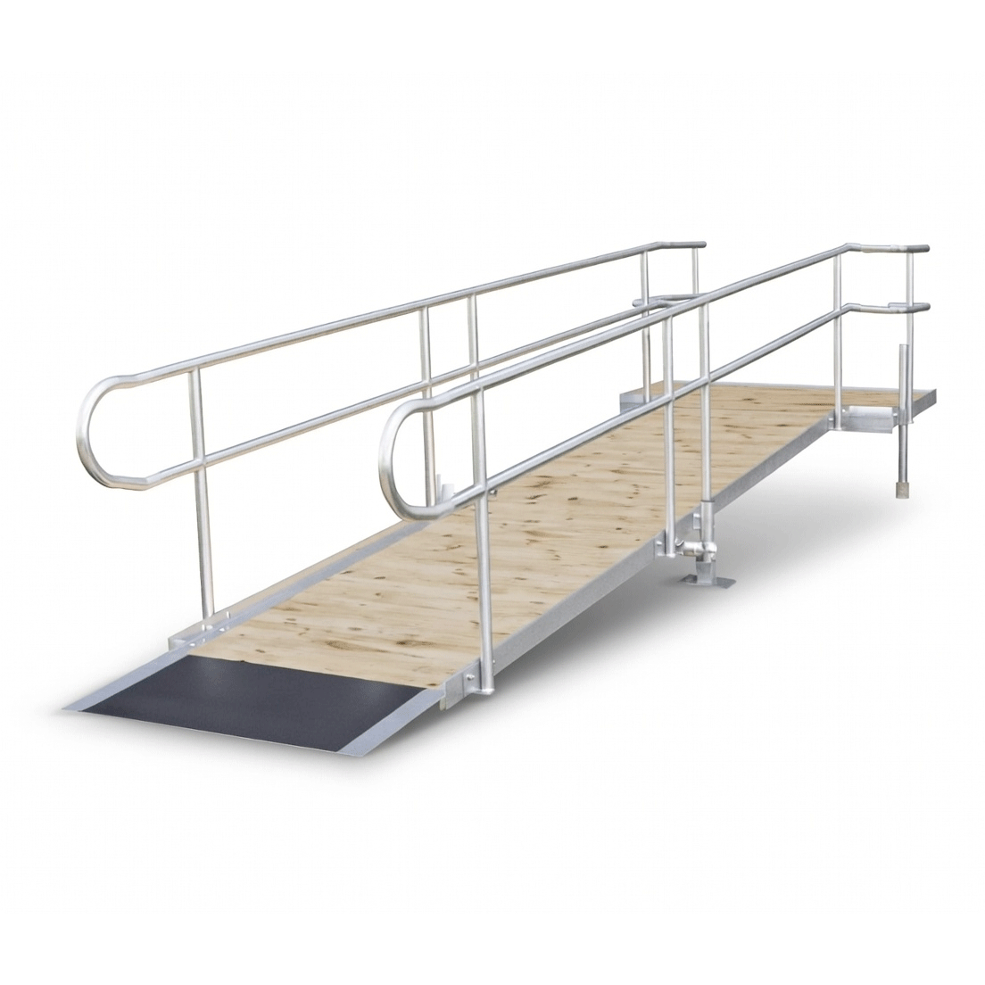 Rampit WAR (Wood and Aluminum Ramp) with Aluminum Rails